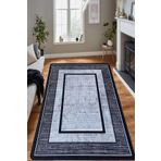Chilai Home Patra Djt Yıkanabilir Leke Tutmaz Modern Salon Halısı Yolluk Koridor Halısı, 100 x 160
