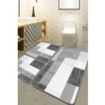 Chilai Home Pendor Gri 3'lü Set Banyo Paspası
