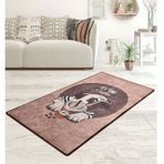 Chilai Home Pugs Coffee 80x200 cm Salon Halı
