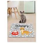 Chilai Home Pvc Hungry Kedi Köpek Mama Paspası