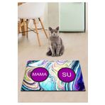 Chilai Home Pvc Spill Paint Kedi Köpek Mama Paspası