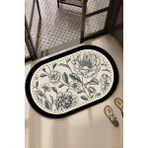Chilai Home Rasse Tekli 60x100 cm Banyo Paspas Seti, Kaydırmaz Tabanlı djtbanyo - Renkli