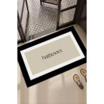 Chilai Home Roose Tekli 60x100 cm Banyo Paspas Seti, Kaydırmaz Tabanlı djtbanyo - Renkli