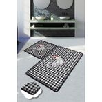 Chilai Home Rooster 2'li Set Özel Tasarım Kaydırmaz Taban Banyo Paspası Djtbanyo - Renkli
