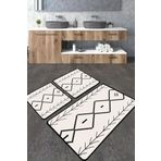 Chilai Home Sagitta Banyo Halısı Djt 3lü Set Banyo Paspası Kaymaz Tabanlı Klozet Takımı