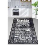 Chilai Home Say Your Prayers Dark 100x200 Cm Banyo Halısı
