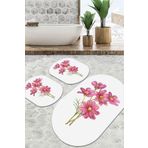 Chilai Home Sitivo Beyaz Djt 3'lü Set Banyo Halısı
