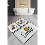 Chilai Home Smile Djt 3'lü Set Banyo Halısı