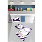 Chilai Home Thank You 2li Set Banyo Halısı Paspas Klozet Takımı Yıkanabilir, Kaymaz Taban