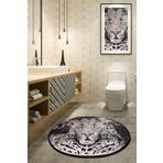 Chilai Home Tiger Djt Çap 100 cm Banyo Halısı