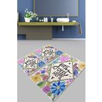 Chilai Home Topiary Banyo Halısı Djt 3'lü Set Banyo Paspası Kaymaz Tabanlı Klozet Takımı