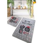Chilai Home Valentine Djt 2'li Set Banyo Halısı