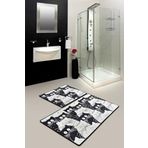 Chilai Home Whıte Cats Djt 2li Set Klozet Takımı, Banyo Paspas Seti Halısı