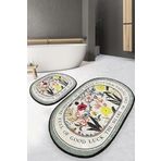 Chilai Home Wholove 2'li Set Banyo Halısı Djt Yıkanabilir Kaymaz Taban Paspas Klozet Takımı