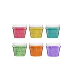 ChildGen 125 gr x 6 Pastel Glitter Set 6 adet 125 gram Oyun Hamuru