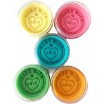 Childgen Dogal Oyun Hamuru 5'Li Pastel Set 5X125gr - Premium Kavanoz