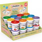ChildGen Doğal Oyun Hamuru - Eco Cup 24 Adet 125 gr Eğlenceli ve Güvenli Oyun Malzemesi - Kırmızı - Turuncu - Mavi - Yeşil