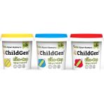 ChildGen Doğal Oyun Hamuru - Eco Cup 3'lü Ana Renkler 3 x 125 gr Güvenli ve Eğlenceli Aktivite