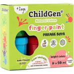 ChildGen Doğal Parmak Boya Seti 6X50 ml (3 Adet)