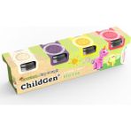 ChildGen Oyun Hamuru Ecocup - (125 grx4)4'lü Set - Unicorn - Mor