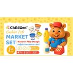 ChildGen Oyun Hamuru Sevimli Patiler Serisi - Market Set - Çok Renkli