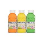 ChildGen Süper Yıkanabilir 3'lü Parmak Boya Pastel Set (3x350ml) (Turuncu-Sarı-Yeşil)