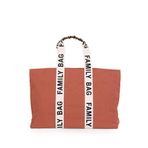 Childhome Family Bag Signature Kiremit Kanvas Anne Bebek Bakım Çantası