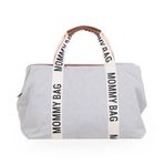 Childhome Mommy Bag Signature Kanvas Krem Çanta