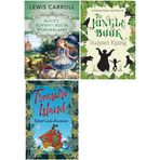 Childrens Classics Deluxe Combo (Alice's Adventures in Wonderland + The Jungle Book + Treasure Island)