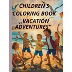 CHILDREN’S COLORING BOOK ,,VACATION ADVENTURES'': “Draw, color, explore - a creative book for summer days”.