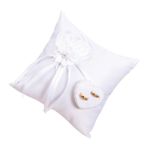 CHILDWEET 1 Adet Yüzük Yastık Tören Düğün Dekoru Pembe Tutucu Rattan Gelin Kafa Bandı Sap Süslemeleri Hasır Fidget Resepsiyon Kadife Şeffaf Ev Taşınabilir Yastıklar Polyester Beyaz