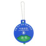 CHILDWEET Silindir Durum Etiketi Kolay Takılabilir Hastane Silindiri Durum Tanımlama Plakası 8x8cm Sağlam Malzeme Pratik Tasarım