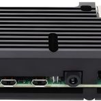 China Raspberry Pi 4 Alüminyum Muhafaza Kutusu - Siyah