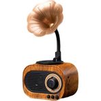 Chinese Purchaser Retro Bluetooth Ses Kablosuz Kahverengi Hoparlör Gramofon