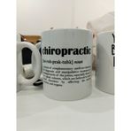 Chiropractic Sözlük Tanımı Kupa - Kiropraktisyen Seramik Bardak Sağlık Hediyesi 325ml