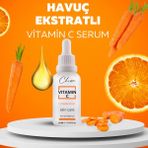 Chisa C Vitamini & Kırmızı Havuç Ekstratlı Aydınlatıcı Serum - Antioksidan Etkili, Cilt Yenileme 30 ml