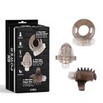 Chisa Novelties GK Power Teasers Gri Titreşimli Halka Seti