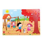 Chiva 1277-CS Sonbahar Ahşap Yer Puzzle