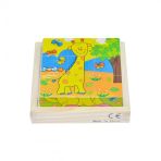 Chiva Cs- 6623p Ahşap Hayvanlar Küp Puzzle