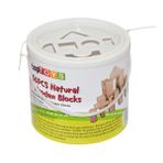 Chiva CS-8832 50 Parça Natural Ahşap Blok Seti