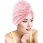 Chizgy Mikrofiber 2 Düğmeli Saç Havlusu - Pudra