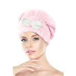 CHIZGY Mikrofiber Saç Havlusu Bonesi Lastikli Fiyonklu