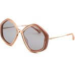 Chloe 0061S 002 Kahverengi Füme Geometrik Kadın Güneş Gözlüğü 58-17