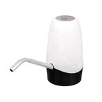 CHNA Şarjlı Damacana Su Pompası, Beyaz, Plastik, Çift Batarya, Uzun Şarj Ömrü, 5W, USB Type-C, Modern Tasarım (Beyaz)
