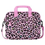 Choco Mocha Erkek ve Kız Çocuk Tablet Kol Çantası, (10-12,5 inç), Leopar-pembe 12.5 inç, 12.5inch(12.5 x 9.8 x 1.3)