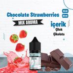 Chocolate Strawberries Mix Aroma Çilek Çikolata Gıda Aroması 10 ml