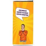 Chocolato 100 gr Aşkından Servis Dışıyım Bitter Tablet Çikolata