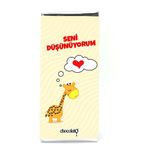 Chocolato Seni Düşünüyorum 100 gr Bitter Tablet Çikolata