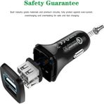 Choetech C0051 30W Çift USB Girişli Qc3.0 Destekli Siyah Araç Şarj Cihazı
