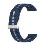 Chofit Suunto 5 Peak Kayışı ile Uyumlu Kayışlar, Yedek Silikon Spor Bileklik 22 mm Bant Renkli Delikli Bantlar Suunto 5 Peak Akıllı Saat Aksesuarları (Mavi)